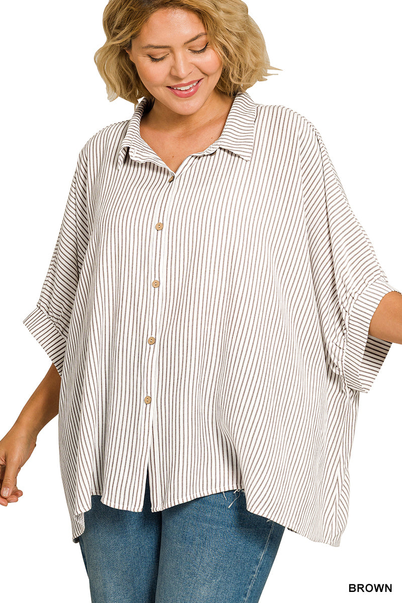 Stripe Button Down