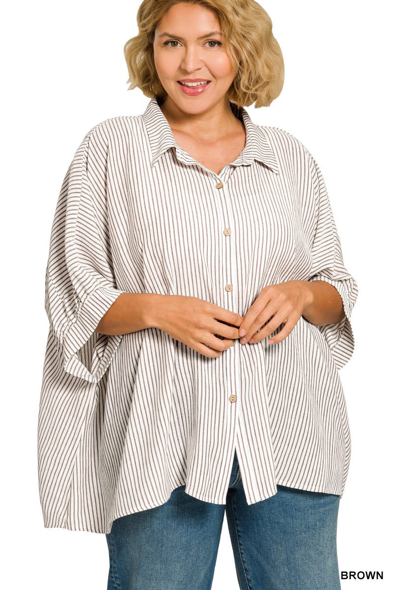 Stripe Button Down