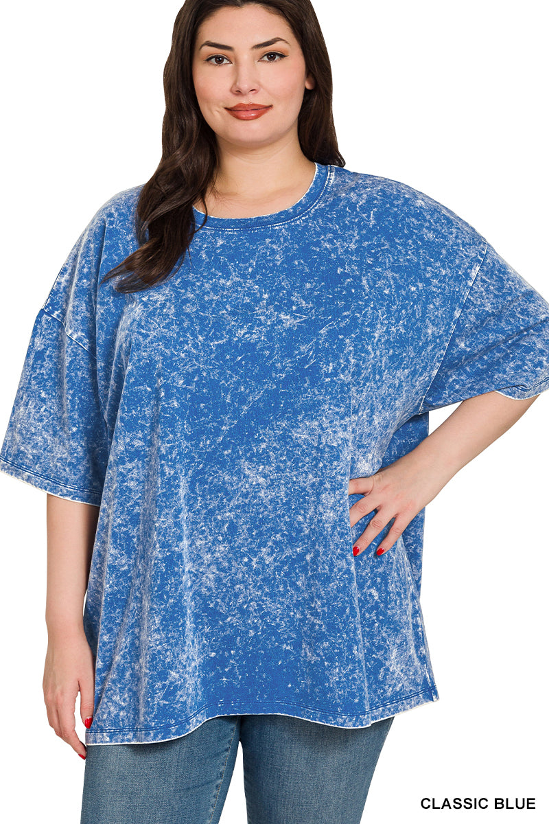 Acid Wash Boyfriend Tee