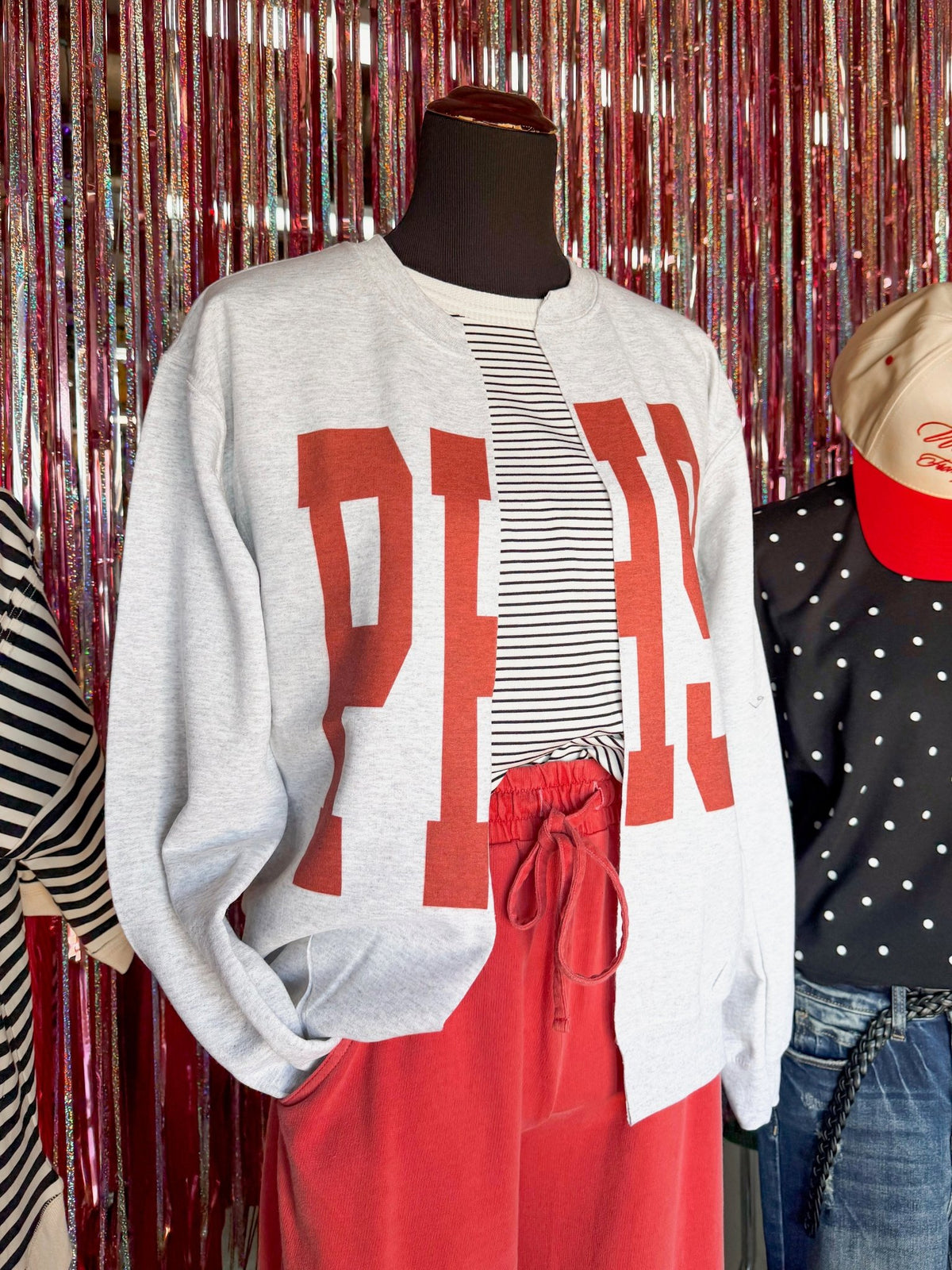 PHS HIGH SCHOOL SPLIT SWEATSHIRT - Extra