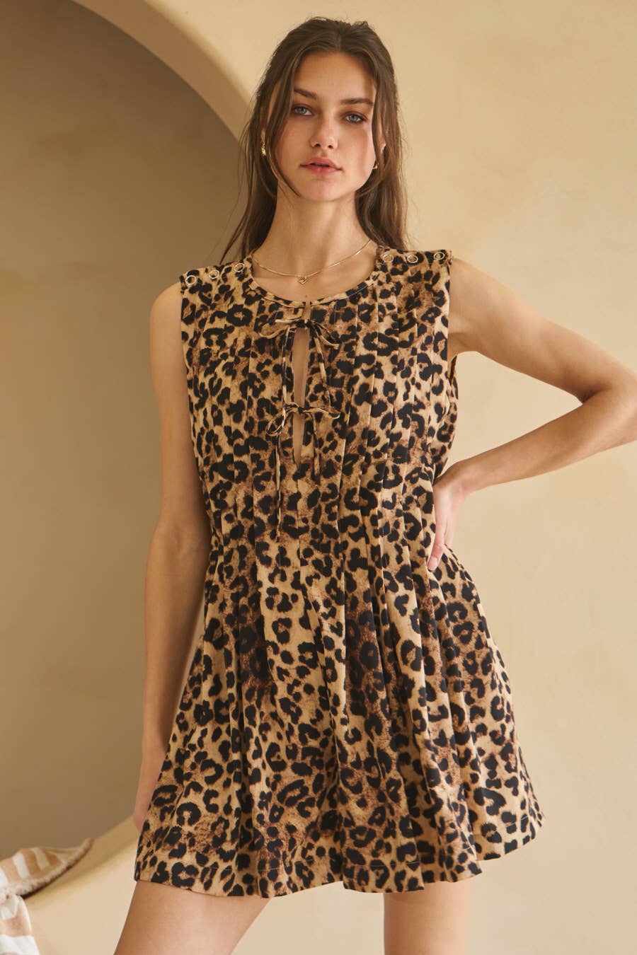 Leopard Romper