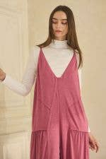 Plus Soft Rayon Jersey Palazzo Jumpsuit